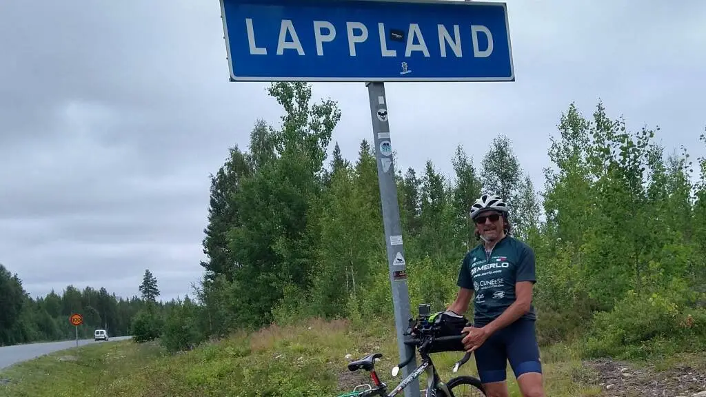 Giovanni Panzera: pedalando fino al Circolo Polare Artico