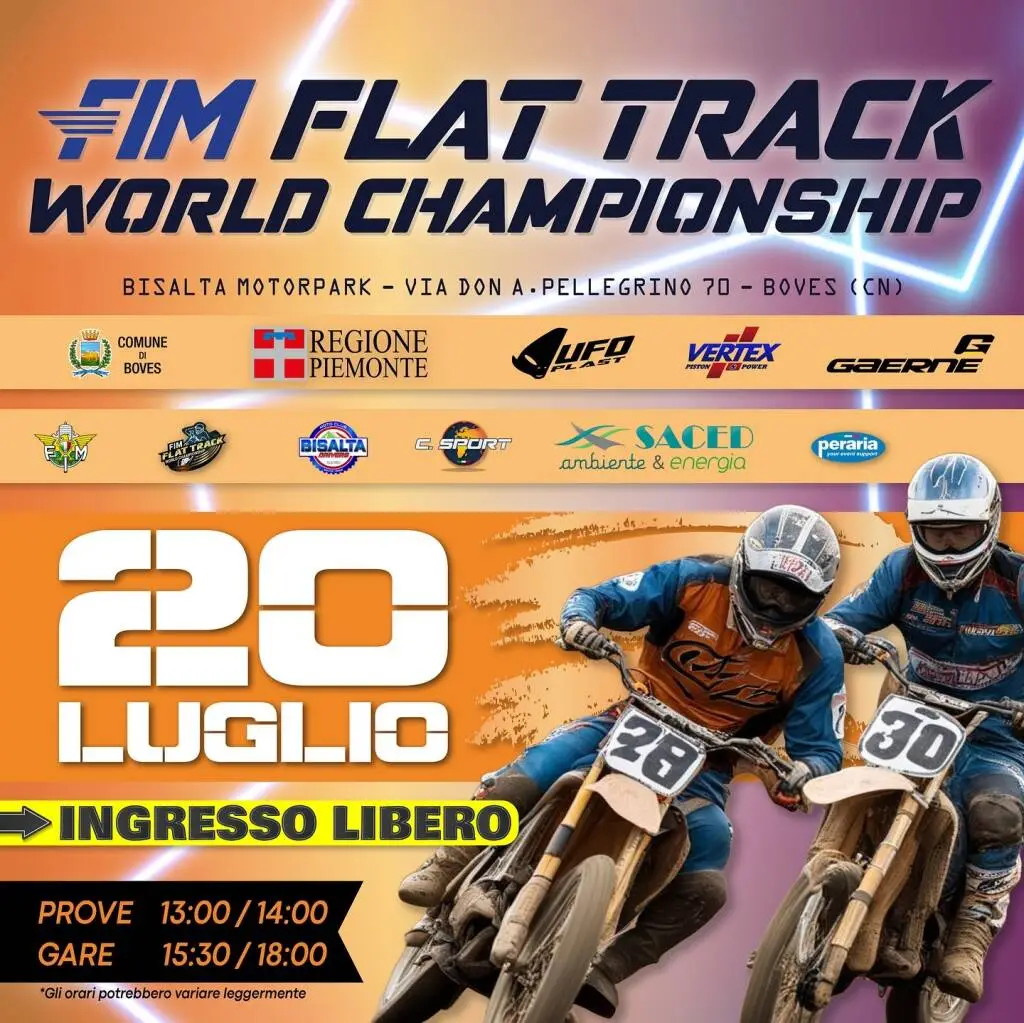 Boves, torna il Flat Track mondiale