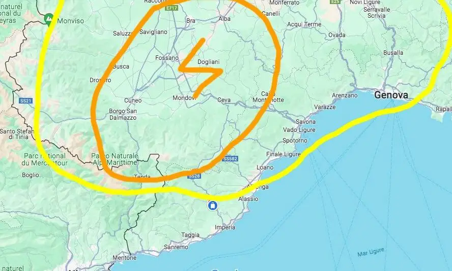 Aggiornamento meteo provincia di Cuneo per mercoledì 7 e giovedì 8 agosto