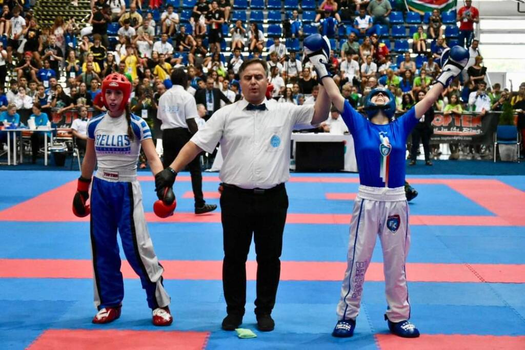 Isabel Ciartano campionessa mondiale Kickboxing