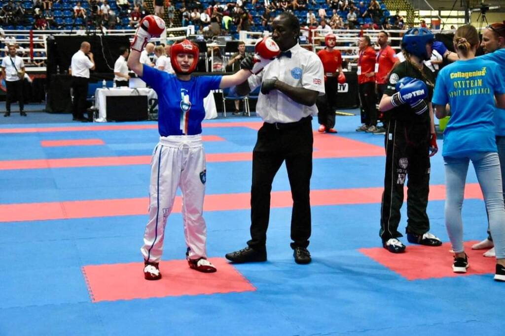 Isabel ciartano kickboxing mondiali Budapest 