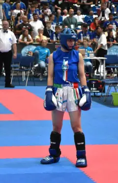 La cuneese Isabel Ciartano conquista le semifinali ai Mondiali Giovanili di Kickboxing